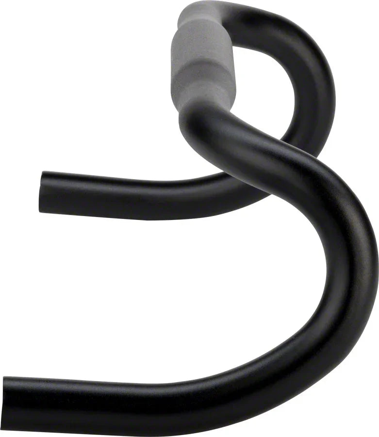 Cowbell Drop Handlebar - Aluminum 31.8mm 42cm Black - Bicycle Warehouse