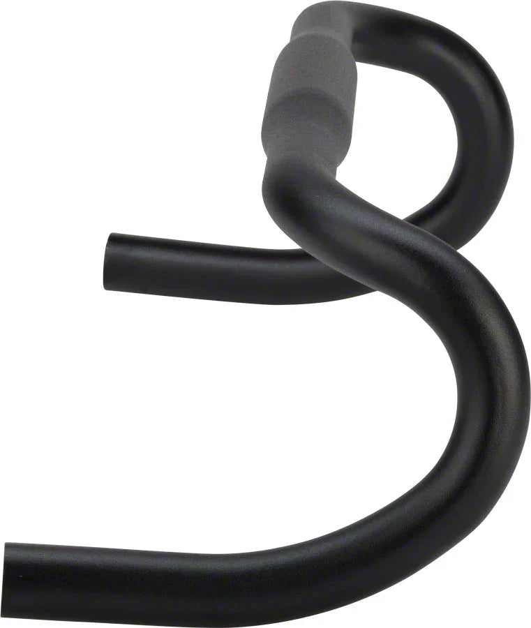 Cowbell Drop Handlebar - Aluminum 31.8mm 44cm Black - Bicycle Warehouse