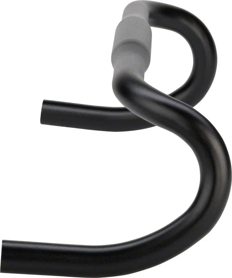 Cowbell Drop Handlebar - Aluminum 31.8mm 46cm Black - Bicycle Warehouse