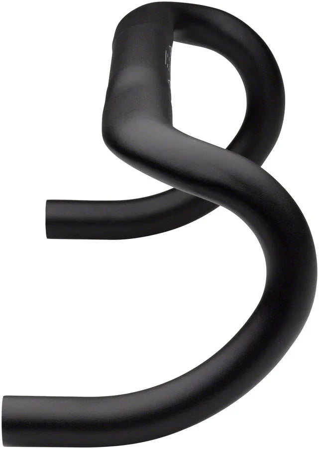 Flat Top Shallow Drop Handlebar - Aluminum 31.8mm 44cmBlack - Bicycle Warehouse