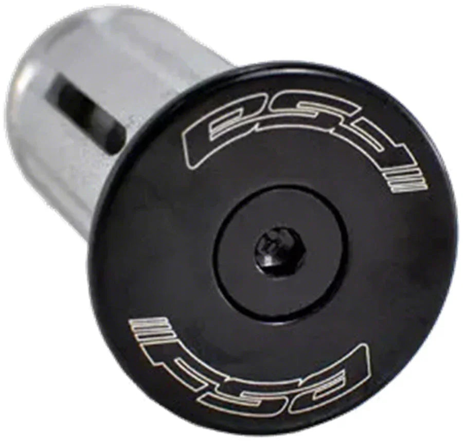 Full Speed Ahead TH-881-1 Compressor Expander Plug Top Cap - 1-1/8" Aluminum Top Cap For Carbon Steerer Tubes BLK - Bicycle Warehouse