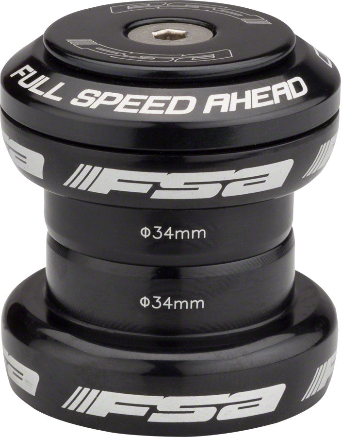 Full Speed Ahead Orbit Xtreme Pro Headset 1-1/8" Black - Bicycle Warehouse