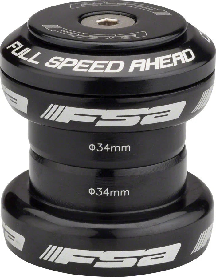 Full Speed Ahead Orbit Xtreme Pro Headset 1-1/8" Black - Bicycle Warehouse