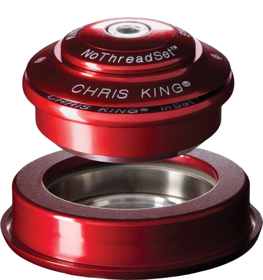 InSet i2 Headset - 1-1/8 - 1.5" 44/56mm Red - Bicycle Warehouse
