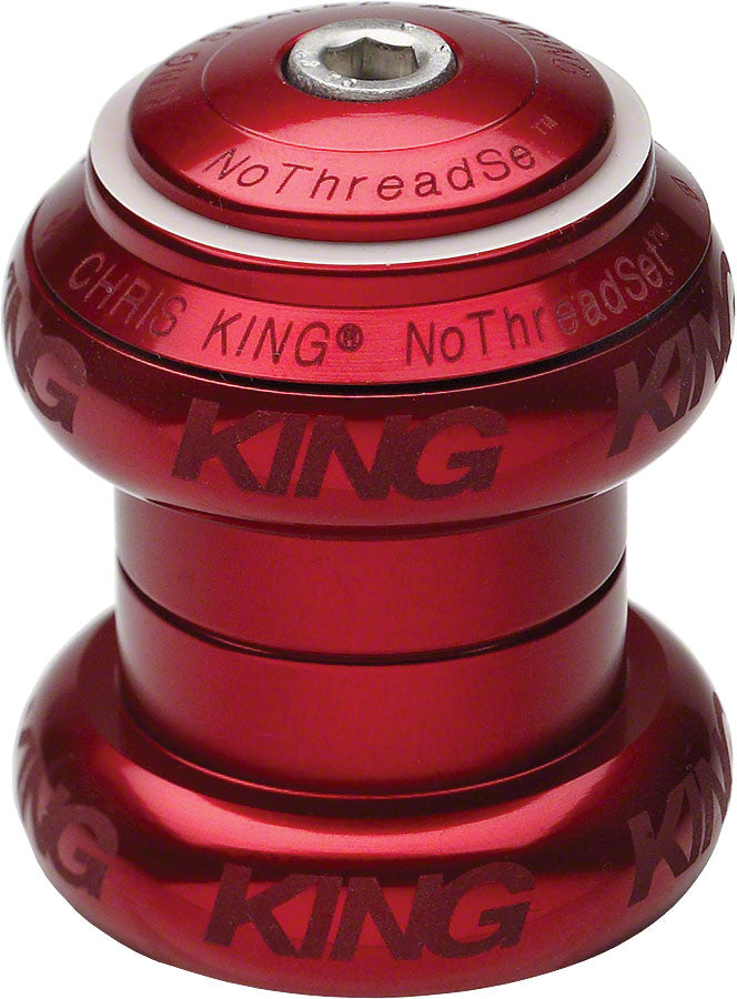 NoThreadSet Headset - 1" Sotto Voce Red - Bicycle Warehouse