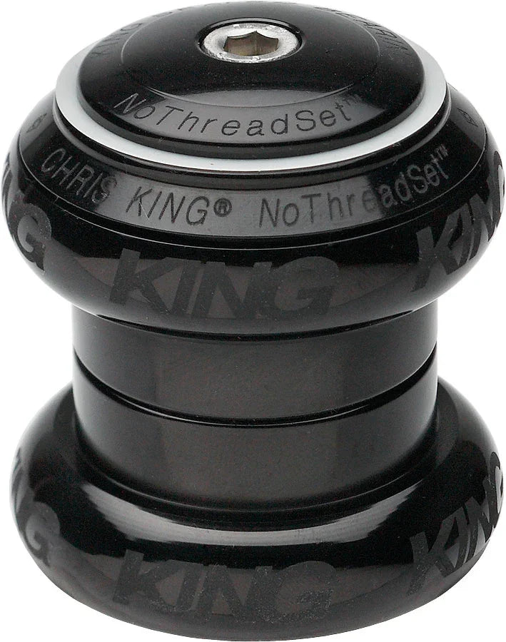 NoThreadSet Headset - 1-1/8" Sotto Voce Black - Bicycle Warehouse
