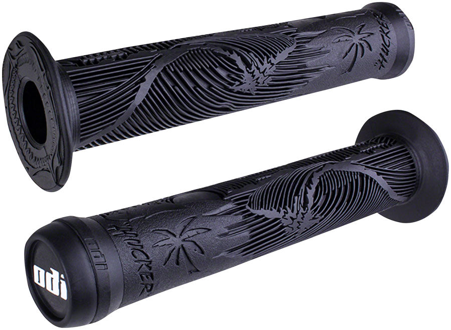 Hucker Grips - Black Flange - Bicycle Warehouse