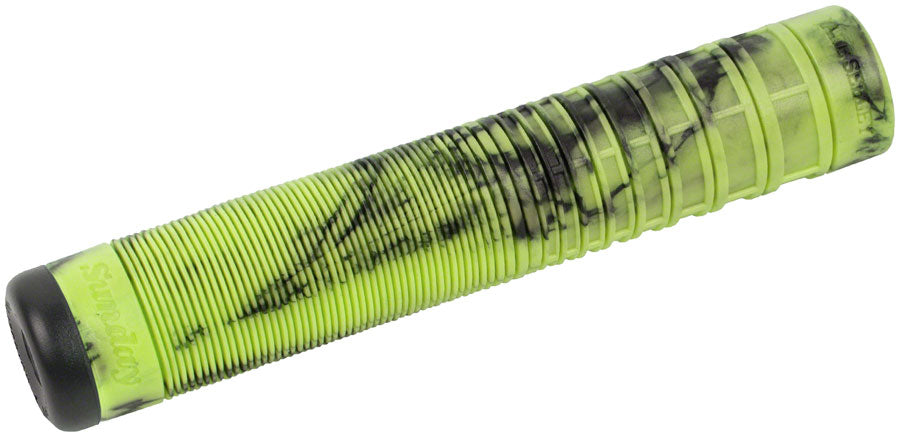 Seeley Grips - Black/Kiwi Swirl - Bicycle Warehouse