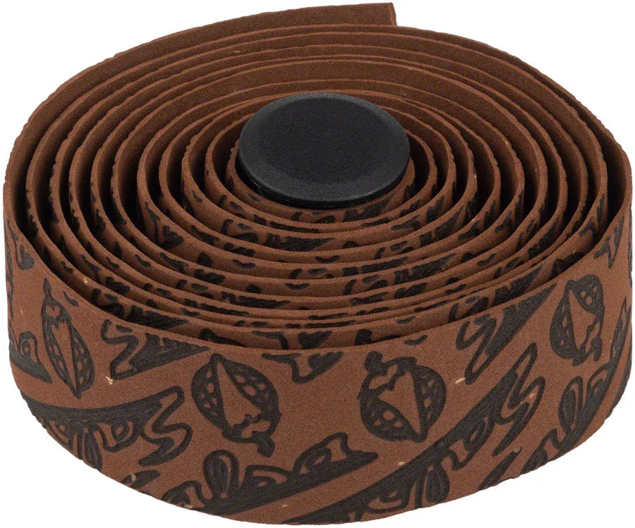 Gel Cork Bar Tape - Dark Brown - Bicycle Warehouse