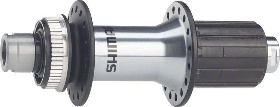 FH-RS770 Rear Hub - 12 x 142mm Center-Lock HG 11 Road BLK/Silver 28H - Bicycle Warehouse