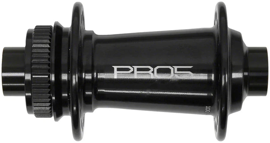 Pro 5 Front Hub - 12 x 100mm Center-Lock Black 24H - Bicycle Warehouse