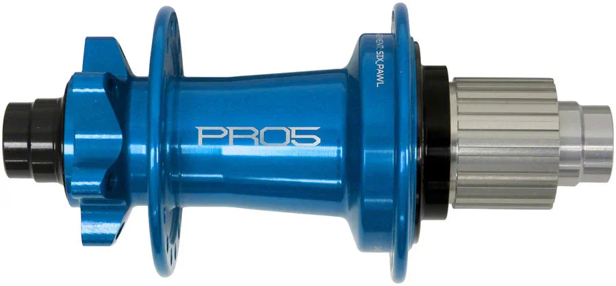 Pro 5 Rear Hub - 12 x 148mm 6-Bolt Micro Spline Blue 28H - Bicycle Warehouse