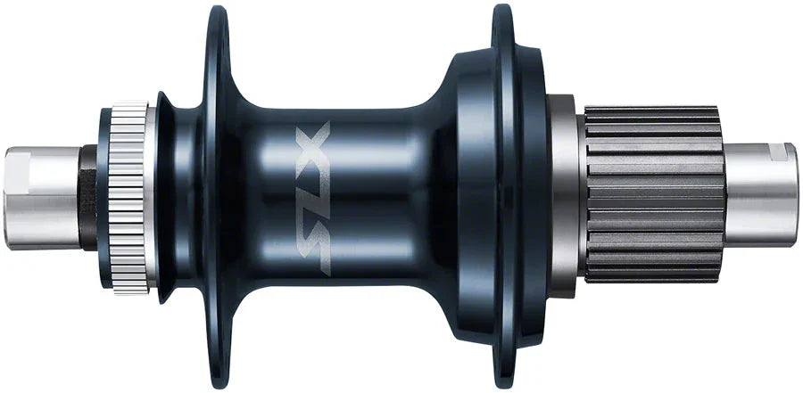 SLX FH-M7110 Rear Hub - 12 x 142mm Center-Lock Micro Spline BLK 28H - Bicycle Warehouse