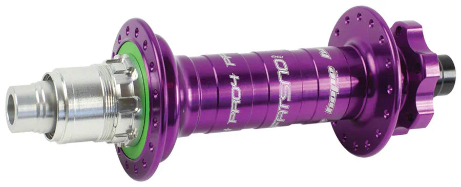 Fatsno Pro 4 Rear Hub - 12 x 197mm 6-Bolt XD Purple 32H - Bicycle Warehouse