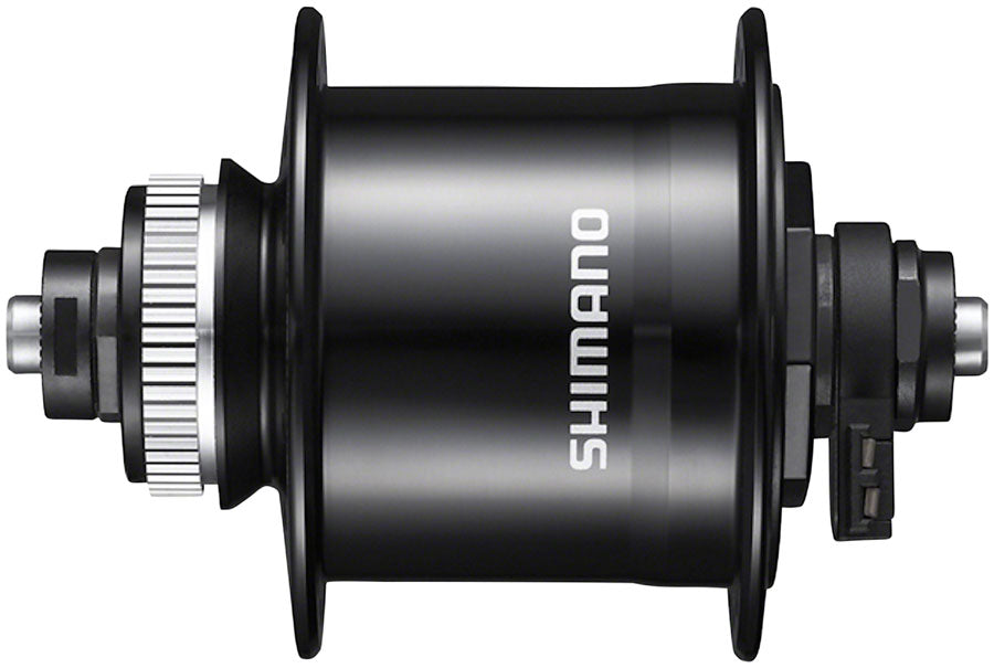 Metrea DH-UR700-3D Dynamo Front Hub - QR x 100mm Center-Lock BLK 36h - Bicycle Warehouse