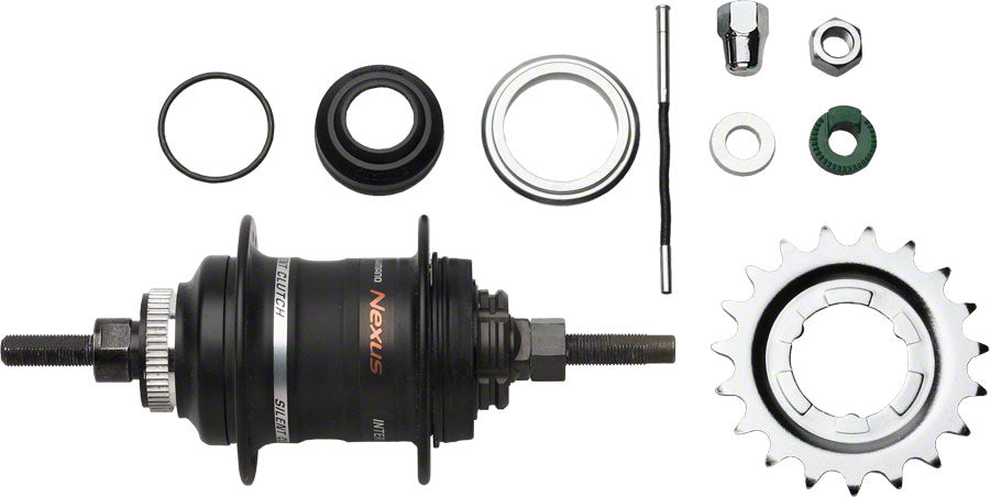 Nexus SG-3D55 3-Speed Internally Geared Disc Brake 32h Rear Hub Kit Small Parts Included - Bicycle Warehouse