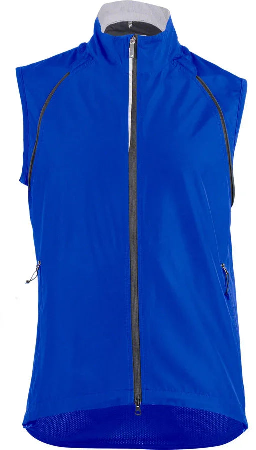Velocity Convertible Jacket - Blue Mens Small - Bicycle Warehouse
