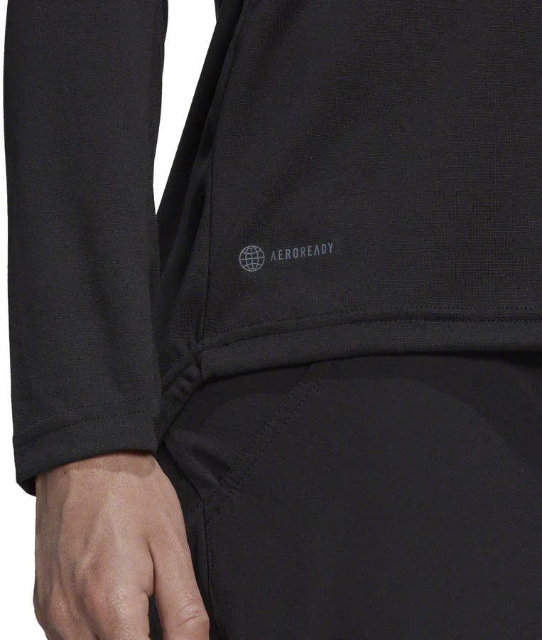 Long Sleeve Jersey - Black Womens Large - Bicycle Warehouse