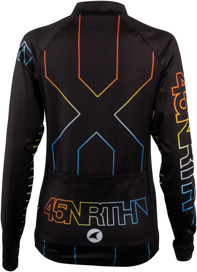 Decade Long Sleeve Jersey - Womens Black Medium - Bicycle Warehouse