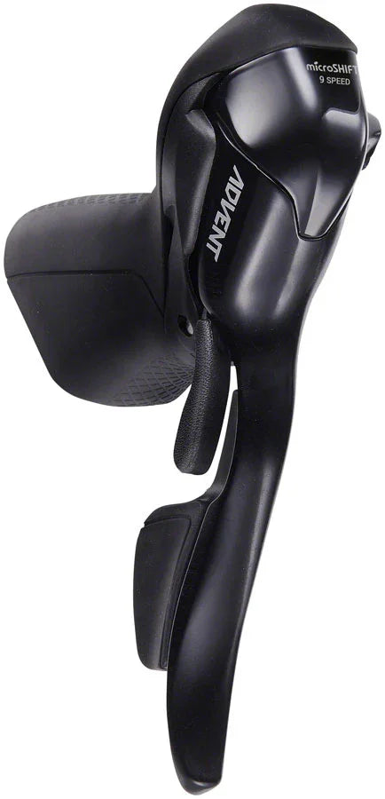 ADVENT Right Drop Bar Shifter Lever - 9 Speed BLK ADVENT Compatible Only - Bicycle Warehouse