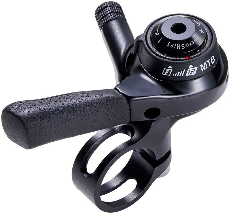 microSHIFT Right Thumb Shifter 12-Speed Mountain Shimano Compatible - Bicycle Warehouse