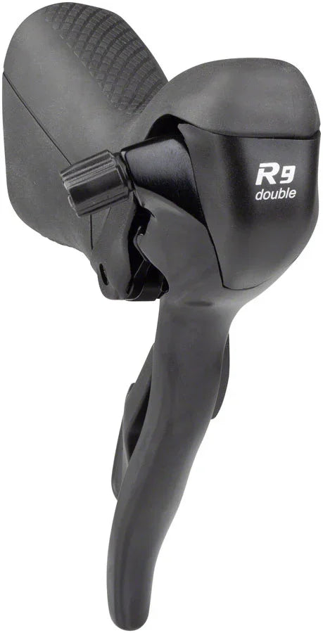 R9 Left Drop Bar Shift Lever - Double Shimano Compatible Black - Bicycle Warehouse
