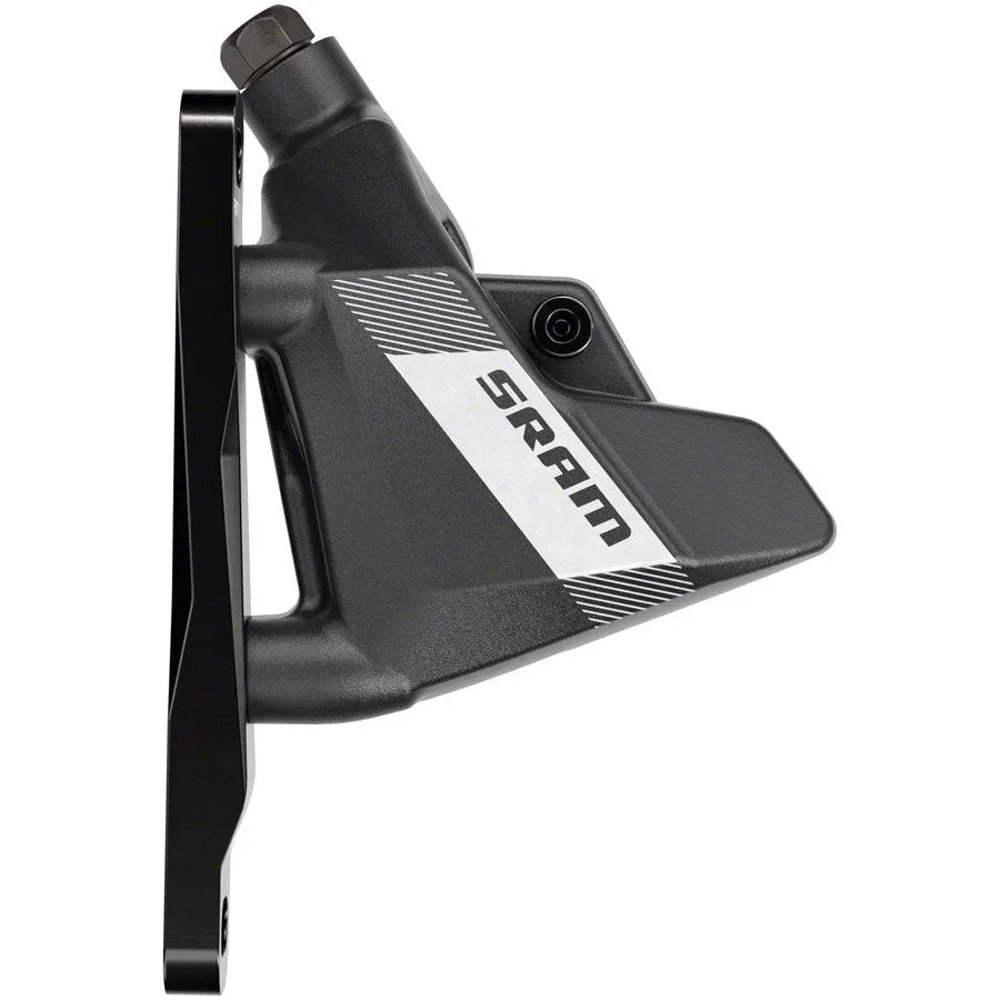 SRAM Apex AXS eTap Shift/Brake Lever and Hydraulic Disc Brake Caliper - Left/Front, 12-Speed, Flat Mount, 20mm Offset, Black, D1 - Shifters - Bicycle Warehouse