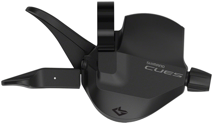 CUES SL-U4000-9R Shifter - Right 9-Speed Rapidfire Plus Optical Gear Display BLK - Bicycle Warehouse