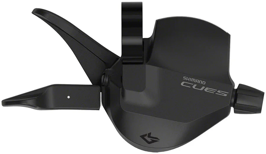 CUES SL-U4000-9R Shifter - Right 9-Speed Rapidfire Plus Optical Gear Display BLK - Bicycle Warehouse