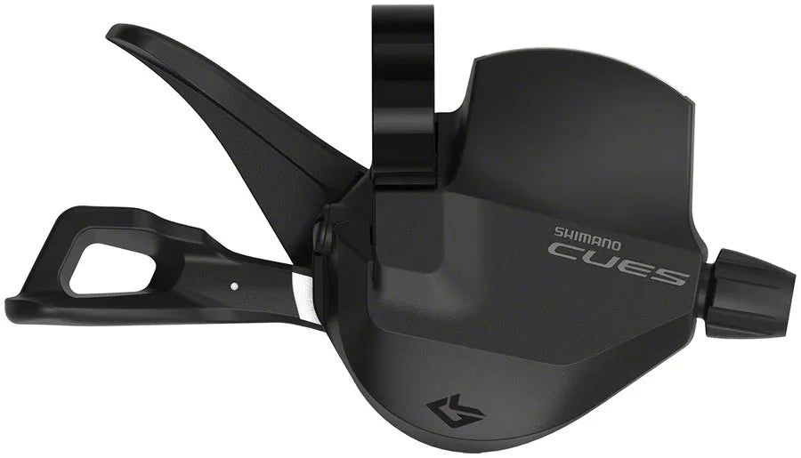 CUES SL-U4010-9R Shifter - Right 9-Speed Rapidfire Plus Optical Gear Display BLK - Bicycle Warehouse