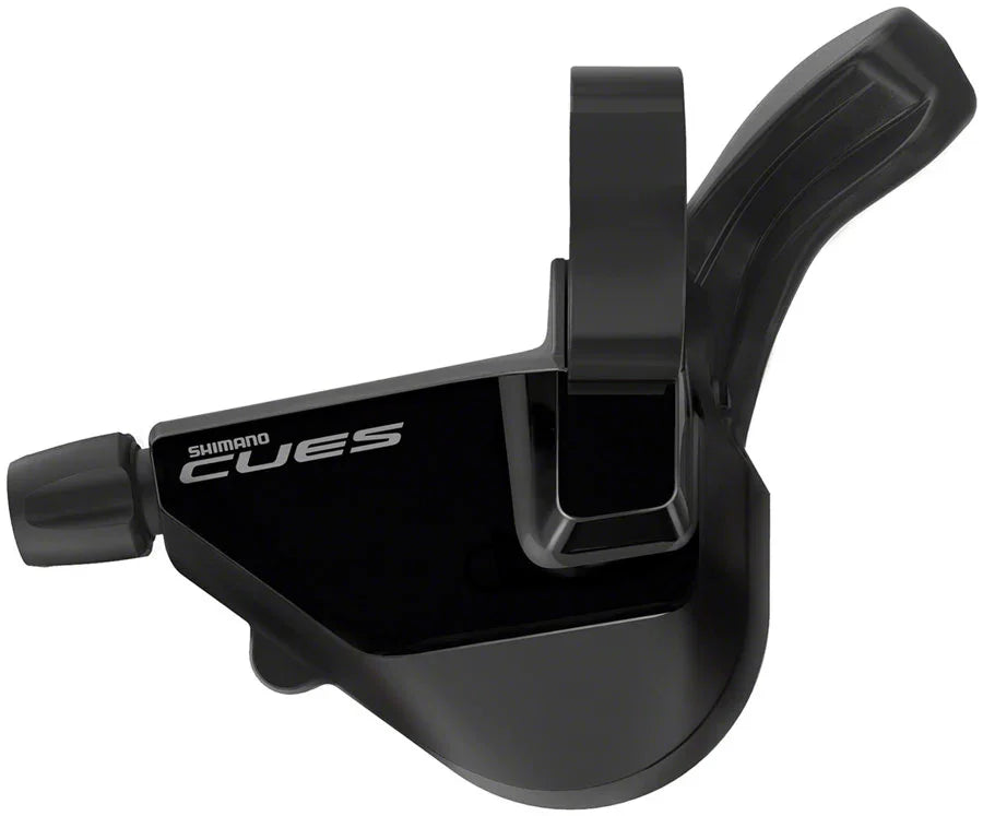 CUES SL-U6000-L Shifter - Left 2-Speed Rapidfire Plus Mono Black - Bicycle Warehouse
