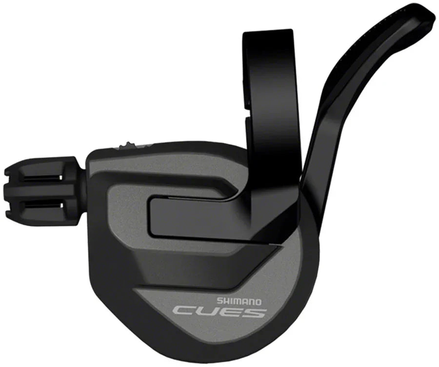 CUES SL-U8000-L Shifter - Left 2-Speed Rapidfire Plus Mono Black - Bicycle Warehouse