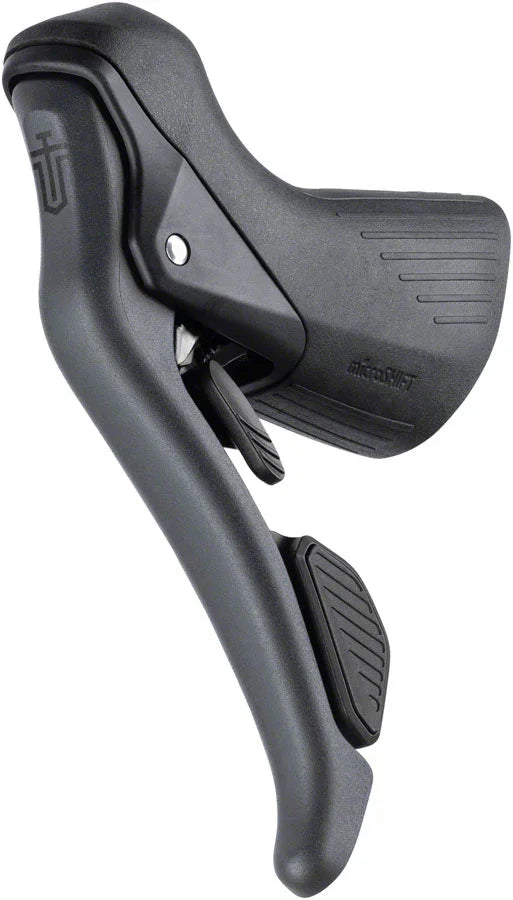 Sword Left Drop Bar Shifter/Brake Lever - Double Sword Compatible Gray - Bicycle Warehouse