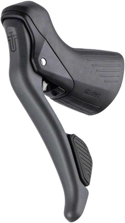 Sword Left Drop Bar Brake Lever Intergrated Dropper Remote - Gray - Bicycle Warehouse