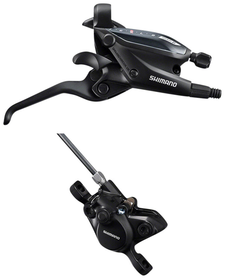 ST-EF505 EZ Fire Plus Shift/Brake Lever BR-MT200 Disc Brake Caliper - Right/Rear 9-Speed BLK - Bicycle Warehouse
