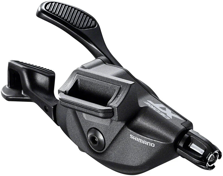 XT SL-M8100-IR Shifter - Right 12-Speed I-Spec EV RapidFire Plus BLK - Bicycle Warehouse