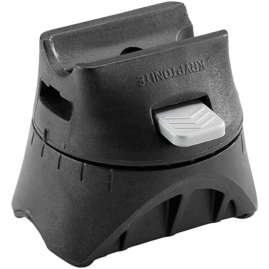 Kryptonite Krypto Series 2 Mini-7 Bike U-Lock - 3.25 x 7", Keyed, Maroon, Includes bracket - Locks - Bicycle Warehouse