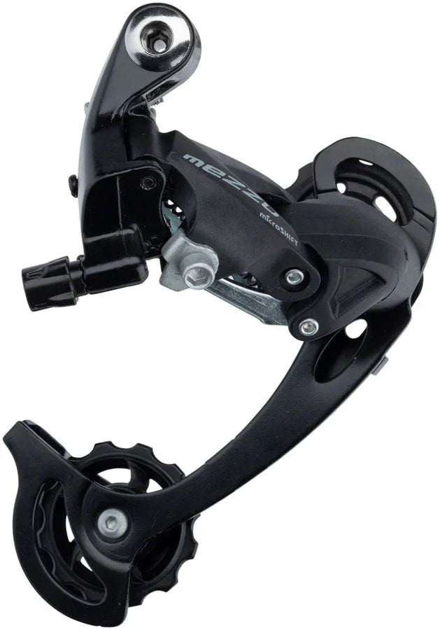 microSHIFT Mezzo M36 Rear Derailleur - 89 Speed Long Cage Black - Bicycle Warehouse