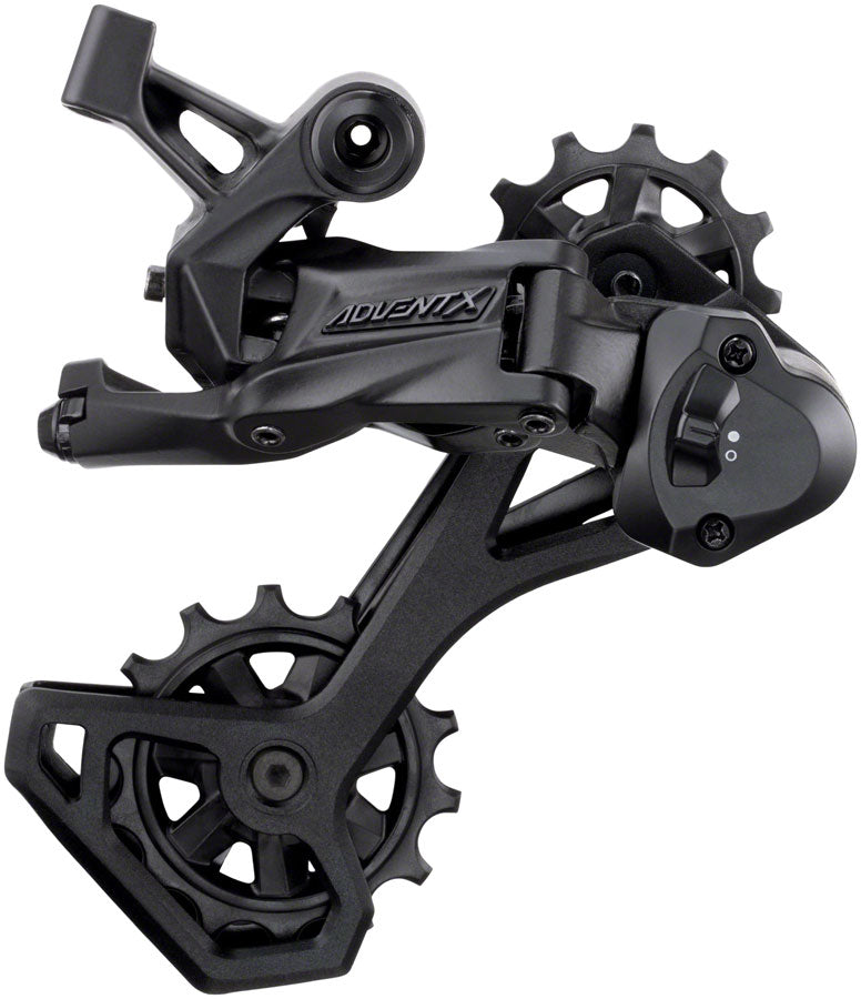 ADVENT X Rear Derailleur - 10-Speed Medium Cage Black With Clutch - Bicycle Warehouse