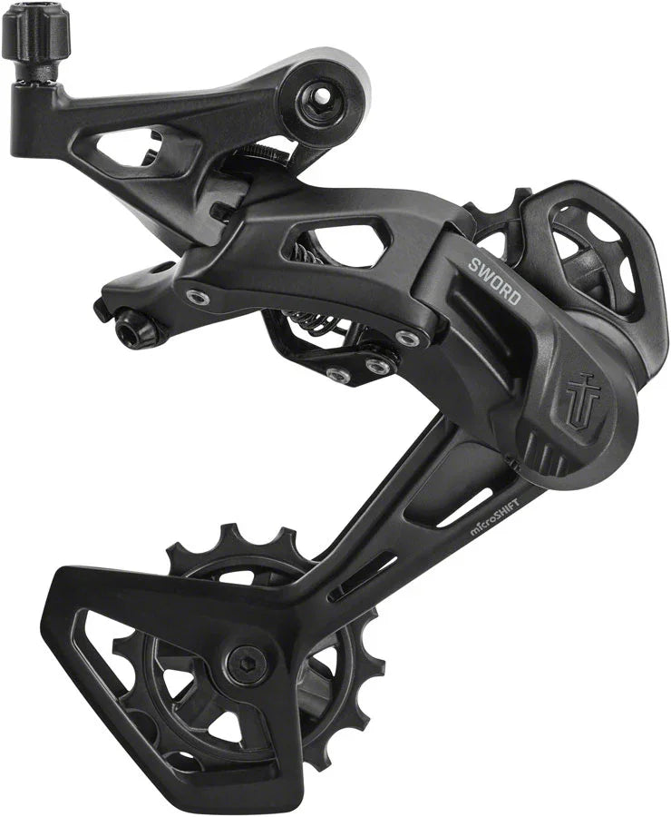 Sword BLK Rear Derailleur - 9-Speed Long Cage Compatible Sword BLK 2x BLK - Bicycle Warehouse