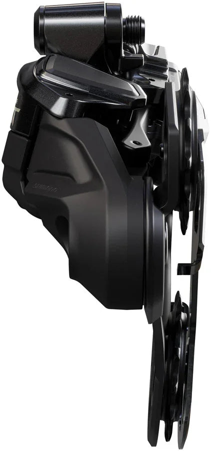 Shimano Deore XT RD-M8250-GS Di2 Wireless Rear Derailleur - 12-Speed Medium Cage Shadow ES BLK/Gray - Bicycle Warehouse
