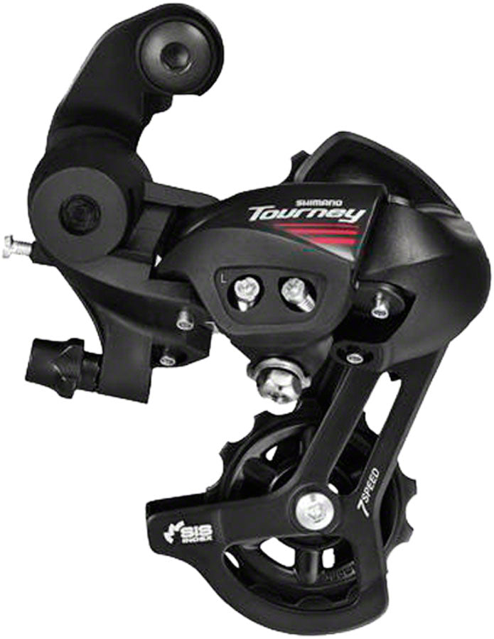 Tourney RD-A070 Rear Derailleur - 7 Speed Short Cage BLK Rear Direct Mount - Bicycle Warehouse