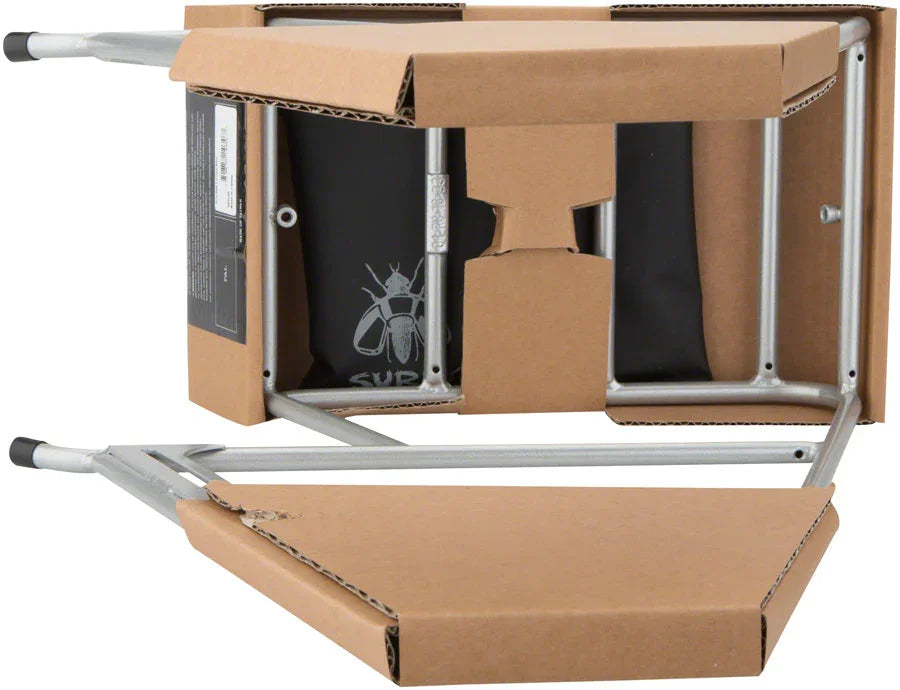 CroMoly Front Rack 2.0: Silver - Bicycle Warehouse