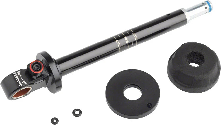Rear Shock Damper Shaft Assembly - Super Deluxe Coil Standard Shaft Eyelet 75mm A1-A2 - Bicycle Warehouse