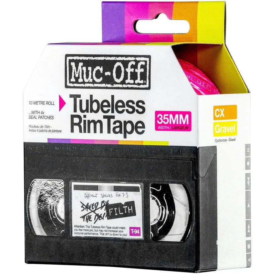 Muc-Off Tubeless Rim Tape - 10m Roll - Tubes - Bicycle Warehouse
