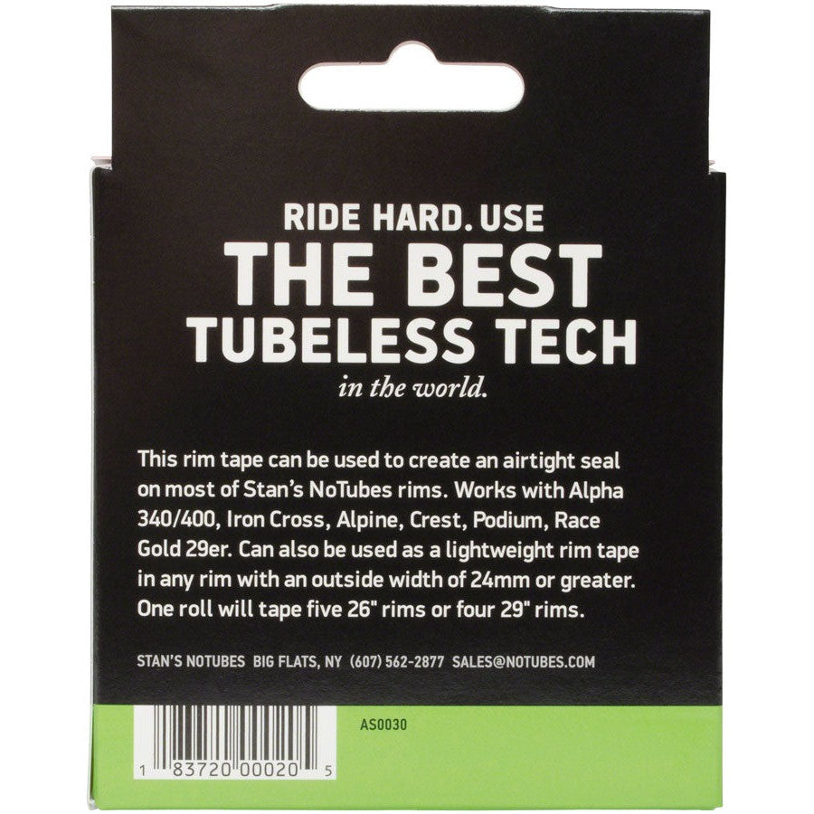 Stan's No Tubes Rim Tape: 21mm x 10 yard roll - Flat Prevention - Bicycle Warehouse