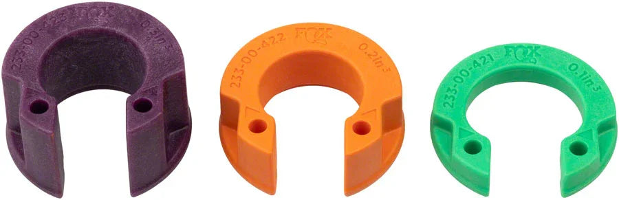 FOX Volume Spacers - 2020 Trek IsoStrut Complete Replacement Kit 0.1 0.2 0.3 Assorted Kit - Bicycle Warehouse