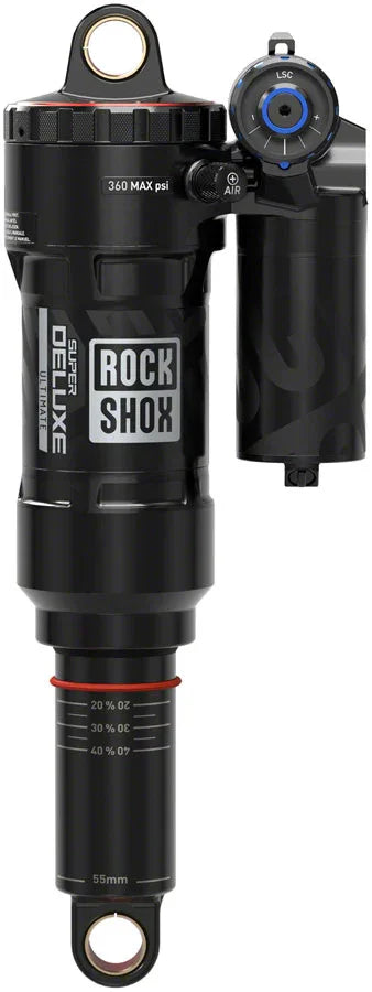 Super Deluxe Ultimate RC2T Rear Shock - 230 x 65mm Linear Reb/L1Comp 320lb L/O Std C1 Commencal Meta Power SX 2020+ - Bicycle Warehouse