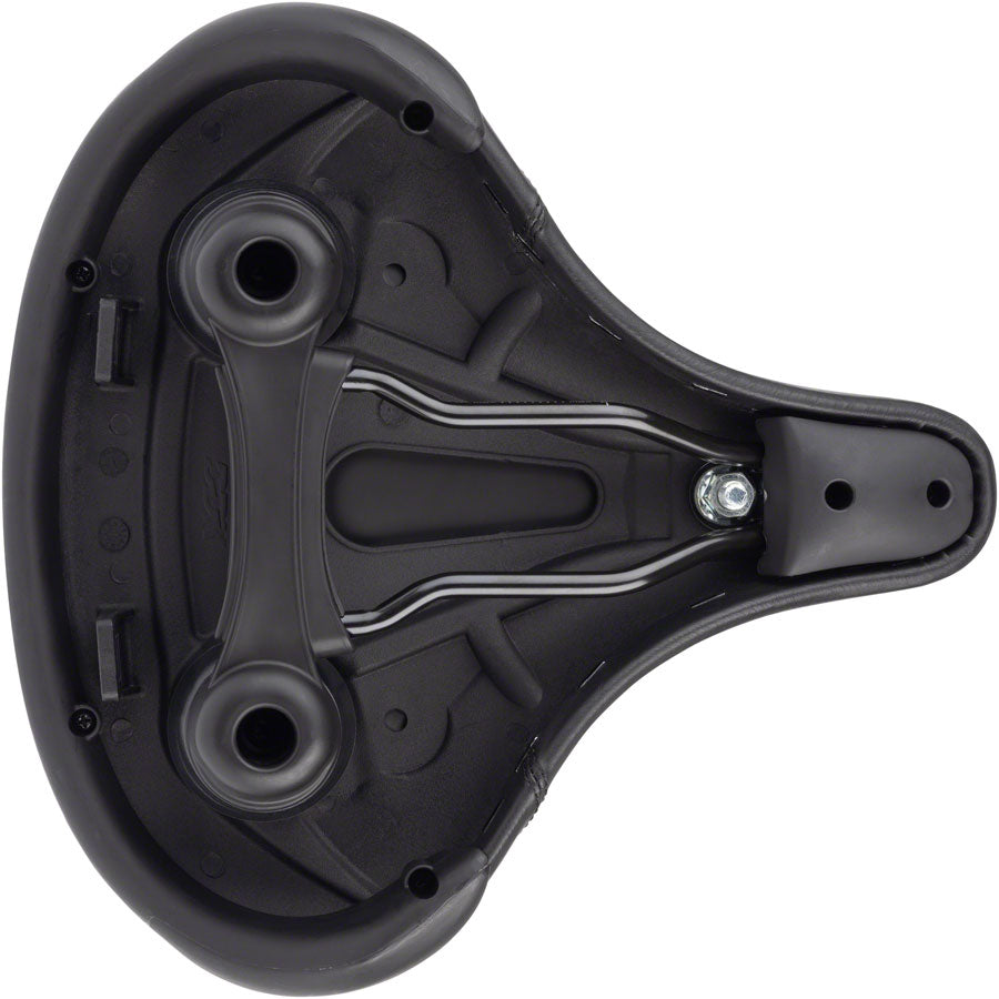 Cruiser Saddle - Steel Black - Bicycle Warehouse