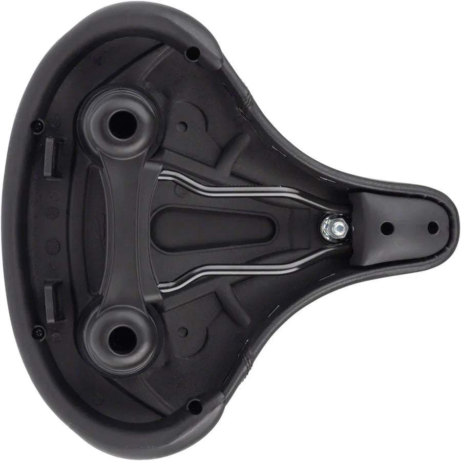 Cruiser Saddle - Steel Black - Bicycle Warehouse